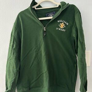 William and Mary Half-Zip Sweater